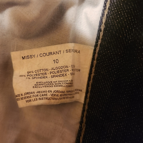 Wide Leg Dark Gloria Vanderbilt Jeans - Picture 7 of 7